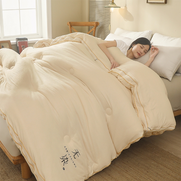 91家纺网 家纺一手货源 找家纺 创优家纺 2025新款无染被 无染子母被