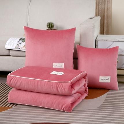 91家纺网 家纺一手货源 找家纺 （总）金纳抱枕被 2023新款水晶绒抱枕被