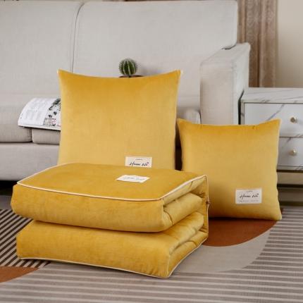 91家纺网 家纺一手货源 找家纺 （总）金纳抱枕被 2023新款水晶绒抱枕被