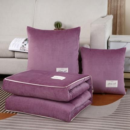 91家纺网 家纺一手货源 找家纺 （总）金纳抱枕被 2023新款水晶绒抱枕被