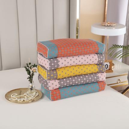 （总）明星2023新款荞麦枕纯棉A类双层纱提花宫延枕全枕头芯