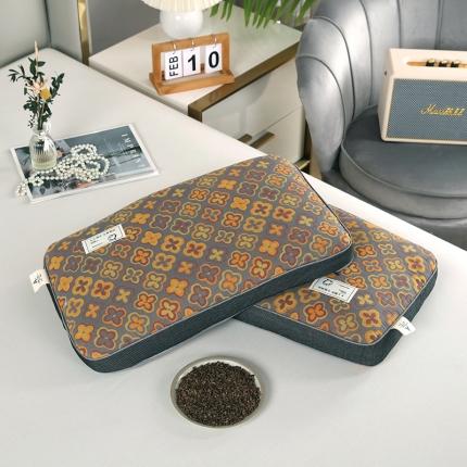 91家纺网 家纺一手货源 找家纺 （总）明星2023新款A类全棉色织水洗双层纱提花荞麦枕头枕芯