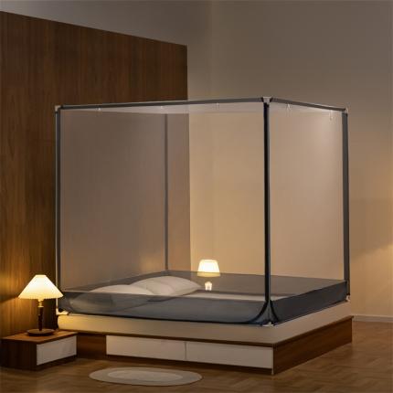 91家纺网 家纺一手货源 找家纺 （总）飞轮海蚊帐 2023新款U型三开门遮光坐床蚊帐-Z-76