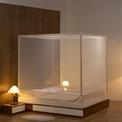 91家纺网 家纺一手货源 找家纺 （总）飞轮海蚊帐 2023新款U型三开门遮光坐床蚊帐-Z-76