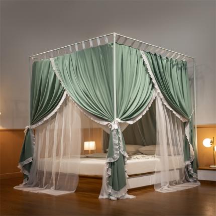 91家纺网 家纺一手货源 找家纺 （总）飞轮海蚊帐 2023新款三开门落地遮光蚊帐-L-93