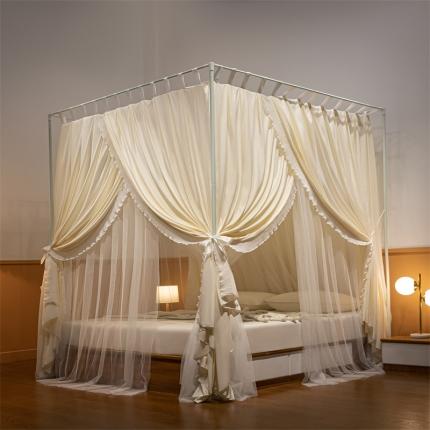 91家纺网 家纺一手货源 找家纺 （总）飞轮海蚊帐 2023新款三开门落地遮光蚊帐-L-93