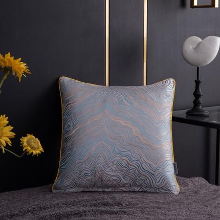 91家纺网 家纺一手货源 找家纺 北辰 2023新款轻奢北欧ins-金海岸新中式抱枕 金海岸-银灰