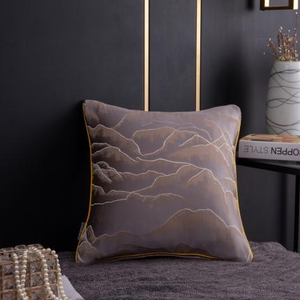 91家纺网 家纺一手货源 找家纺 （总）北辰 2023新款轻奢北欧ins-锦绣山河新中式抱枕