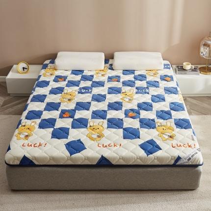 91家纺网 家纺一手货源 找家纺 优莱床垫 2024新款新款牛奶绒记忆棉床垫 幸运兔