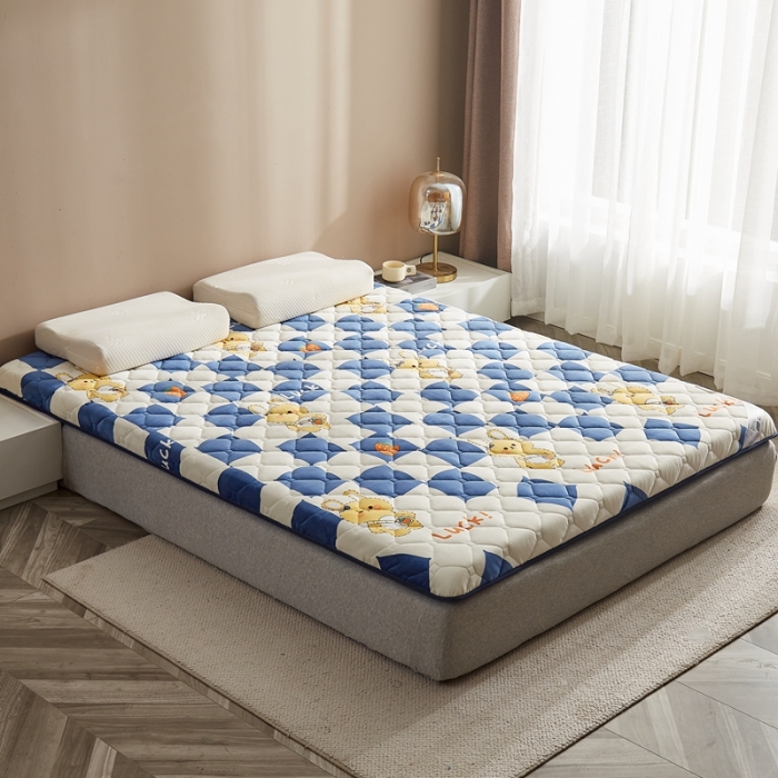 91家纺网 家纺一手货源 找家纺 优莱床垫 2024新款新款牛奶绒记忆棉床垫 幸运兔