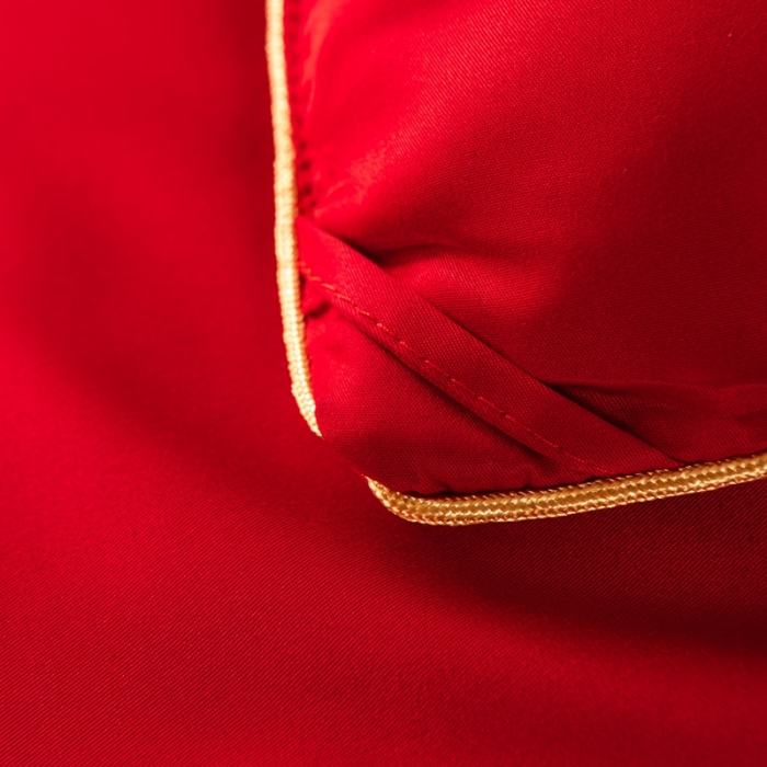 91家纺网 家纺一手货源 找家纺 壹张床新款婚庆斜纹水洗棉绣花冬被大豆春秋被喜庆被大红被子 相亲相爱