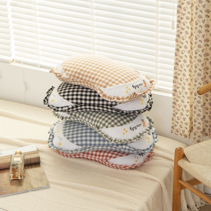 91家纺网 家纺一手货源 找家纺 （总）明星 2023新款全棉水洗棉月牙荞麦枕