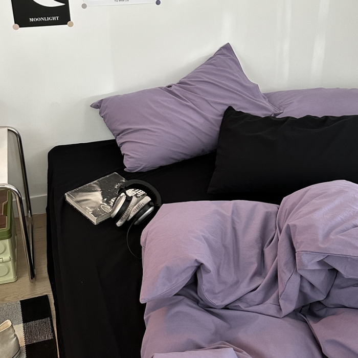 91家纺网 家纺一手货源 找家纺 （总）艾沁 新款32支加密全棉水洗棉混搭四件套