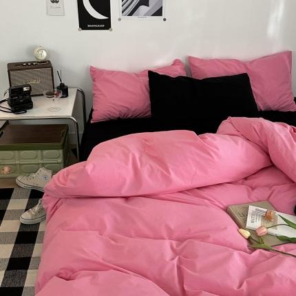 91家纺网 家纺一手货源 找家纺 （总）艾沁 新款32支加密全棉水洗棉混搭四件套