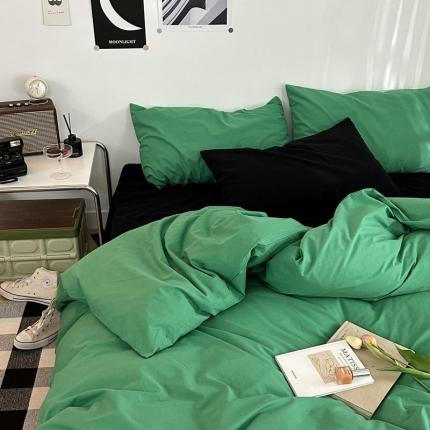 91家纺网 家纺一手货源 找家纺 （总）艾沁 新款32支加密全棉水洗棉混搭四件套