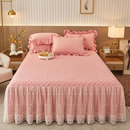 91家纺网 家纺一手货源 找家纺 （总）好儿喜家纺 2023新款丽莎系列A类云锦棉单床裙