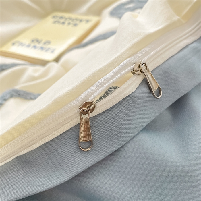 91家纺网 家纺一手货源 找家纺 眠帛家纺 2023新款水洗棉毛巾绣四件套煤球系列 煤球蓝灰