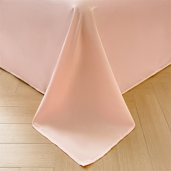 91家纺网 家纺一手货源 找家纺 眠帛家纺 2023新款水洗棉毛巾绣四件套煤球系列 煤球奶油粉