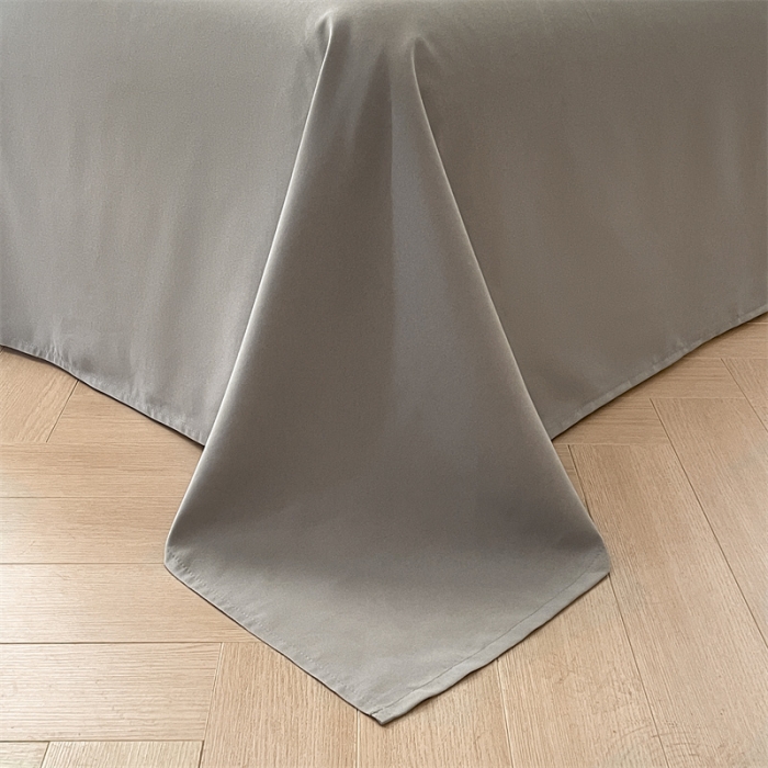 91家纺网 家纺一手货源 找家纺 眠帛家纺 2023新款水洗棉毛巾绣四件套煤球系列 煤球浅灰