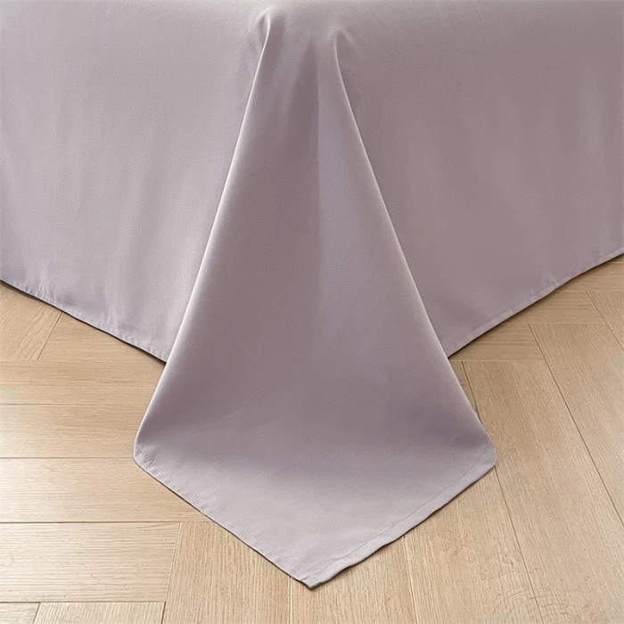 91家纺网 家纺一手货源 找家纺 眠帛家纺 2023新款水洗棉毛巾绣四件套煤球系列 煤球浅紫