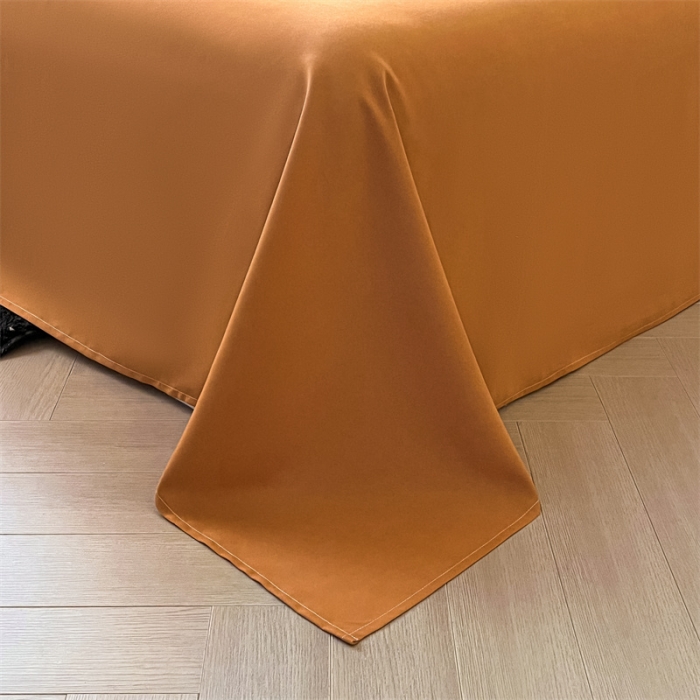 91家纺网 家纺一手货源 找家纺 眠帛家纺 2023新款极简色织水洗棉印花四件套 夏日兰