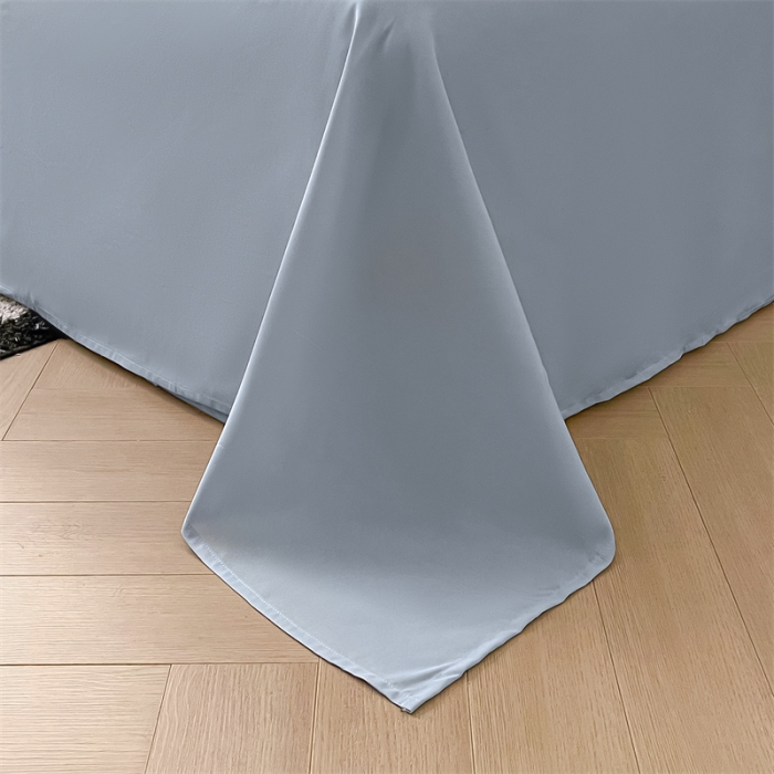 91家纺网 家纺一手货源 找家纺 眠帛家纺 2023新款极简色织水洗棉印花四件套 云舒兰