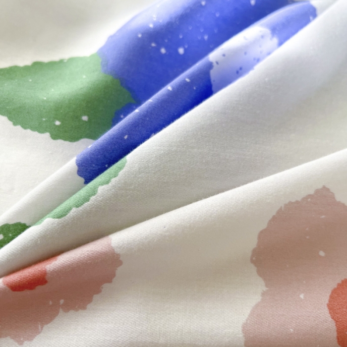 91家纺网 家纺一手货源 找家纺 盛馨家纺 全棉ins北欧风高支高密全棉喷气小清新纯棉四件套 花花小熊