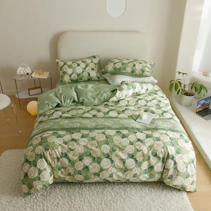 91家纺网 家纺一手货源 找家纺 珺柔 2023新款13070全棉四件套-第3批 永恒