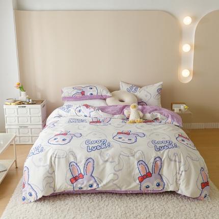珺柔 2023新款13070全棉四件套-第3批 宝宝兔