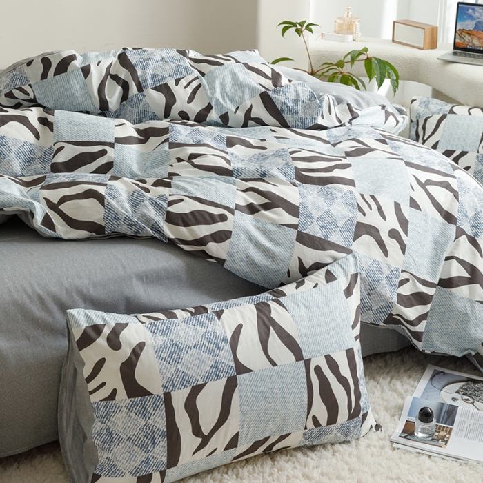 91家纺网 家纺一手货源 找家纺 珺柔 2023新款13070全棉四件套-第3批 北欧之春