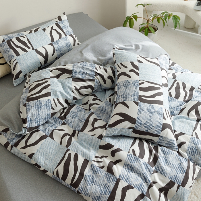 91家纺网 家纺一手货源 找家纺 珺柔 2023新款13070全棉四件套-第3批 北欧之春