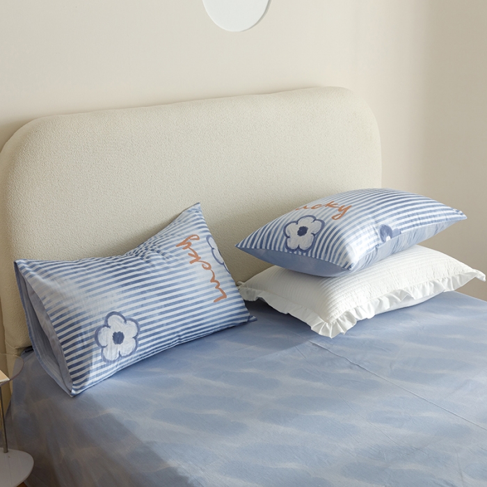 91家纺网 家纺一手货源 找家纺 珺柔 2023新款13070全棉四件套-第3批 风信子