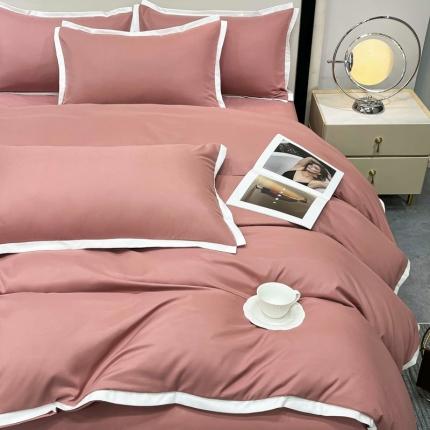 91家纺网 家纺一手货源 找家纺 （总）千希家纺  2024新款加厚磨毛轻奢系列四件套