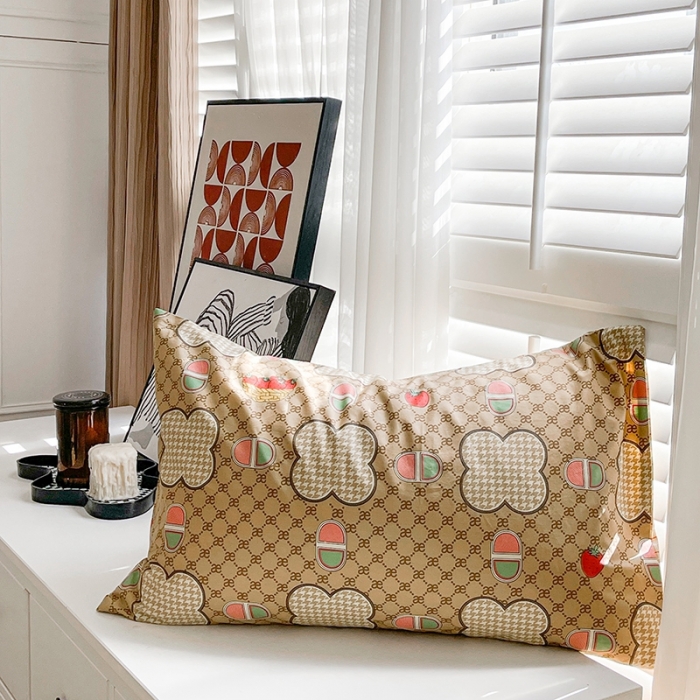 91家纺网 家纺一手货源 找家纺 呗旺鹿 2023新款13372舒适极简休闲风全棉纯棉印花四件套 保罗