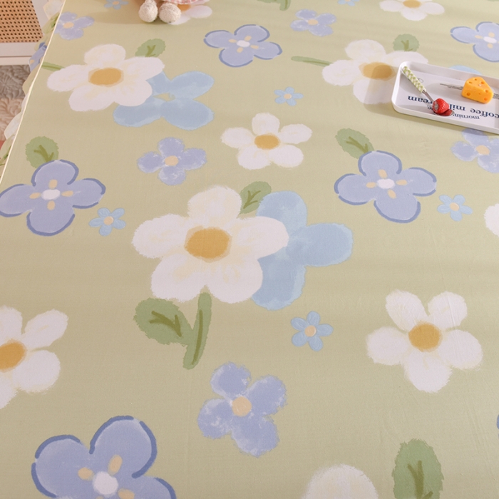 91家纺网 家纺一手货源 找家纺 美达 2025全棉蕾丝小花边单床裙 雅秀