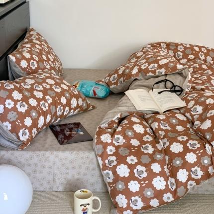 91家纺网 家纺一手货源 找家纺 六巷胡同 2023新款ins童趣系列卡通全棉四件套 咩咩羊