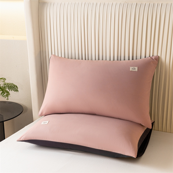 91家纺网 家纺一手货源 找家纺 蓝巢 2023新款全棉水洗棉大豆夹棉床笠 摩卡豆沙