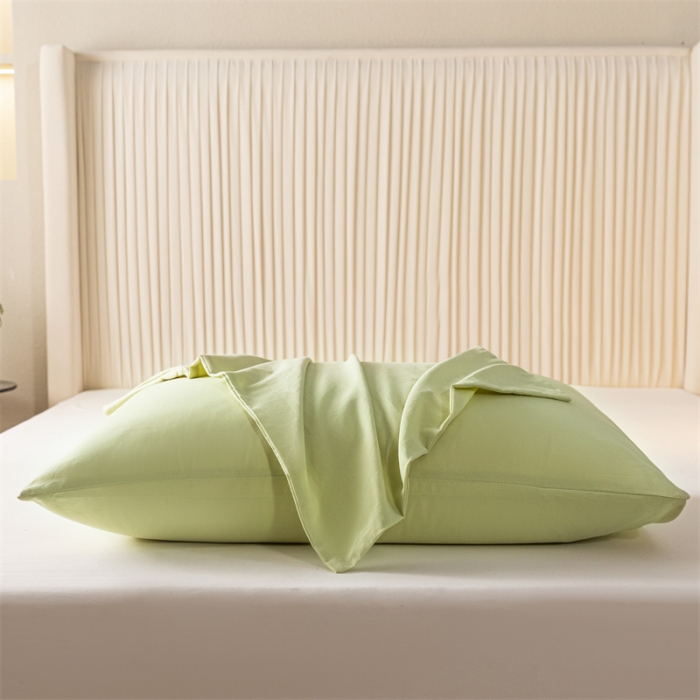 91家纺网 家纺一手货源 找家纺 蓝巢 2023新款全棉水洗棉大豆夹棉床笠 摩卡橄榄绿