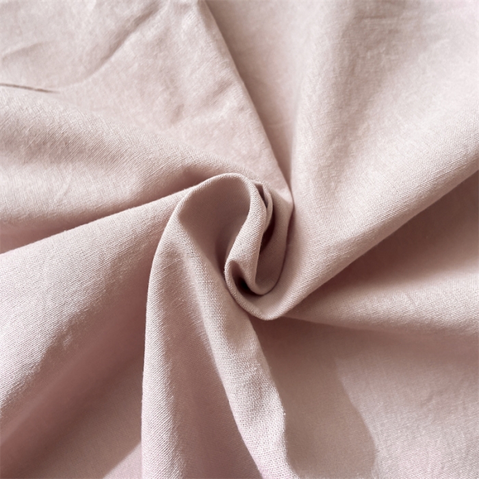 91家纺网 家纺一手货源 找家纺 蓝巢 2023新款全棉色织水洗棉系列单品床单 豆沙