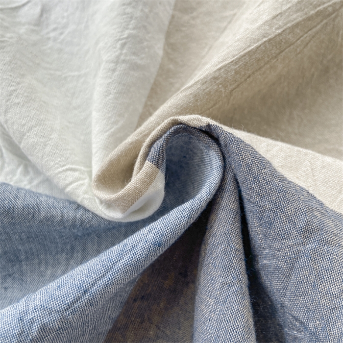 91家纺网 家纺一手货源 找家纺 蓝巢 2023新款全棉色织水洗棉系列单品床单 蓝调格