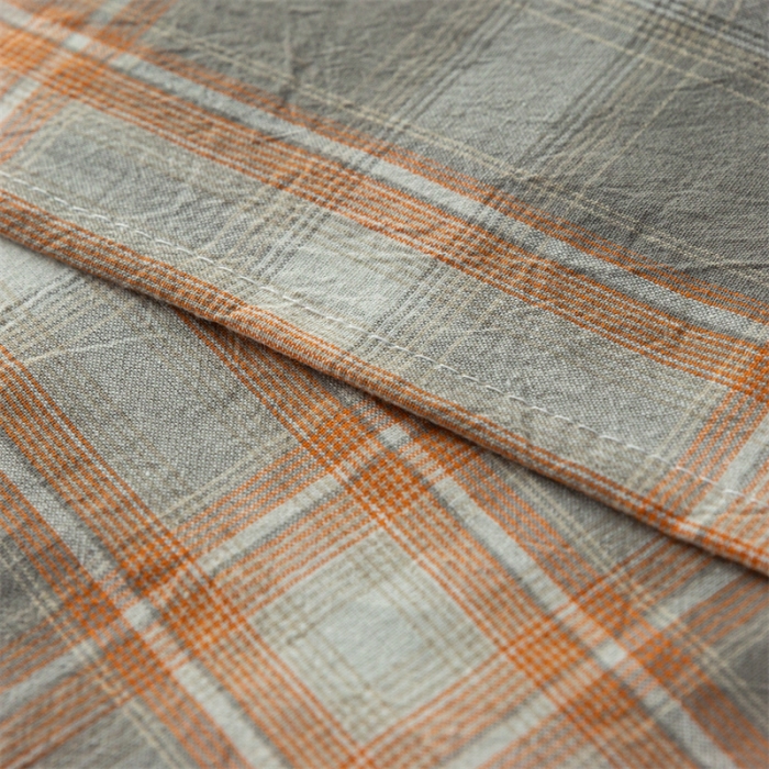 91家纺网 家纺一手货源 找家纺 蓝巢 2023新款全棉色织水洗棉系列单品床单 洛卡灰