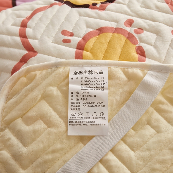 91家纺网 家纺一手货源 找家纺 舒居 2023新款软床垫全棉床护垫席梦思保护垫床单 七彩花