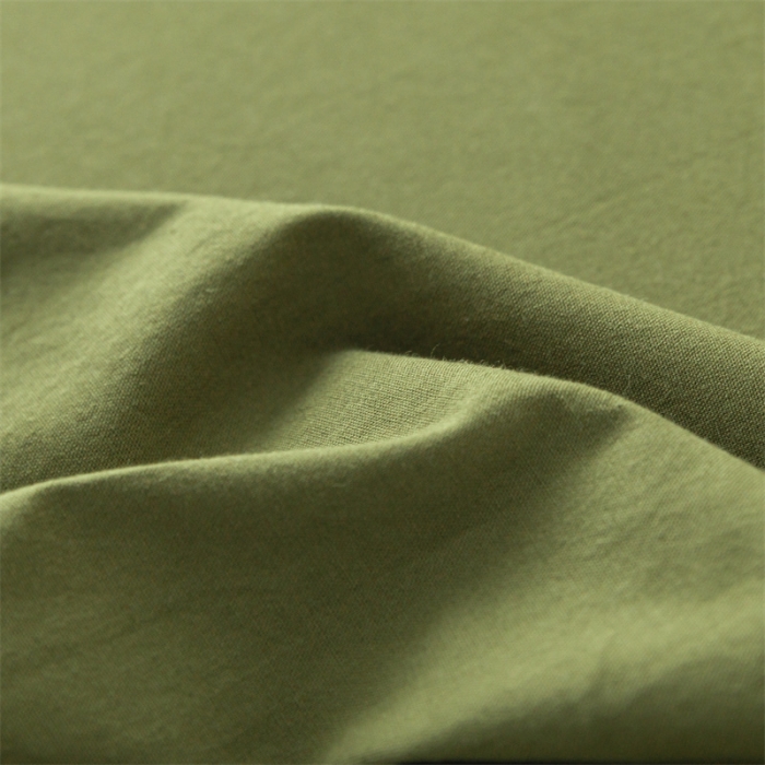 91家纺网 家纺一手货源 找家纺 蓝巢 2023新款全棉色织水洗棉系列单品床单 松叶绿