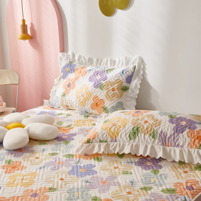 91家纺网 家纺一手货源 找家纺 舒居 2023新款软床垫全棉床护垫席梦思保护垫床单 幸福香氛