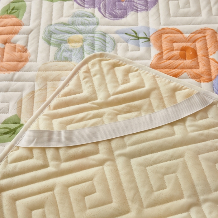 91家纺网 家纺一手货源 找家纺 舒居 2023新款软床垫全棉床护垫席梦思保护垫床单 幸福香氛