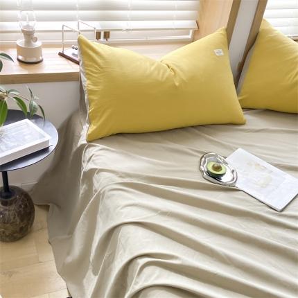 91家纺网 家纺一手货源 找家纺 (总) 蓝巢 2023新款全棉色织水洗棉系列枕套