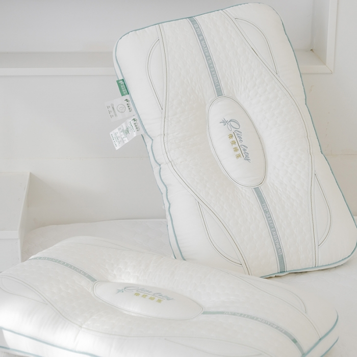 91家纺网 家纺一手货源 找家纺 （总）爱尚家 2022新款橄榄睡莲蛋白活力枕（48*74±2cm）