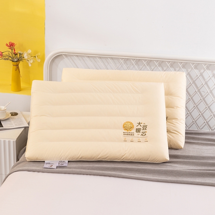 91家纺网 家纺一手货源 找家纺 （总）爱尚家 2022新款大豆蛋白抑菌低枕枕头枕芯