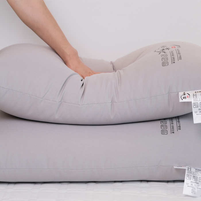 91家纺网 家纺一手货源 找家纺 （总）爱尚家 2022新款日式原棉抗菌防螨茶多酚羽丝枕