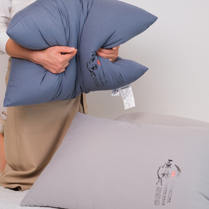 91家纺网 家纺一手货源 找家纺 （总）爱尚家 2022新款日式原棉抗菌防螨茶多酚羽丝枕